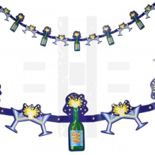  HAPPY NEW YEAR FELIRAT - 152 cm party kellék