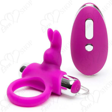 Happy Rabbit - Remote Control Cock Ring purple péniszgyűrű