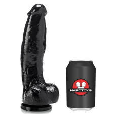 HardToys Dildó DP1018V 19 x 6cm fekete műpénisz, dildó