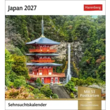 Harenberg Japan Sehnsuchtskalender 2027 - Wochenkalender mit 53 Postkarten – Oliver Bolch (Naptár) naptár, kalendárium