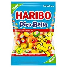 Haribo Haribo Veggie Pico-Balla gyümölcsízű gumicukorka 85 g csokoládé és édesség