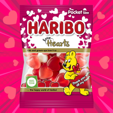 Haribo Hearts szívecske alakú gumicukor 100g csokoládé és édesség