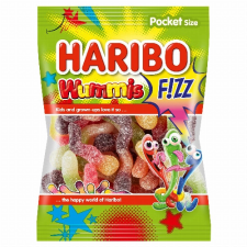 HARIBO Hungária Kft. Haribo Wummis F!zz gyümölcsízű gumicukorka 100 g csokoládé és édesség