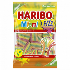  Haribo Miami Fizz gyümölcsízű gumicukorka 85 g csokoládé és édesség