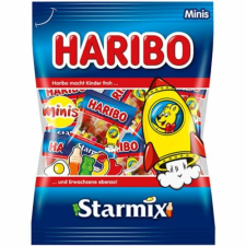 Haribo Starmix Minis Gyümölcsízű Gumicukorkák Részben Kóla ízesítéssel 250g csokoládé és édesség