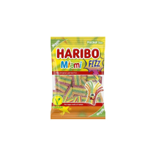 Haribo Vegan Miami Fízz Savanyú Vegyes Gyümölcs Ízű Gumicukor 85g csokoládé és édesség