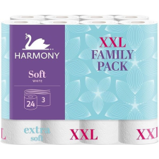 Harmony Toalettpapír 3-rétegű HARMONY SOFT XXL – 24 tekercs higiéniai papíráru