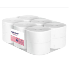  Harmony toalettpapír mini Jumbo 19cm-es, 2r., fehér, 120m/tek, 12tek/#, 48#/raklap higiéniai papíráru