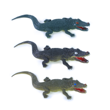 háromféle krokodil 38 cm játékfigura