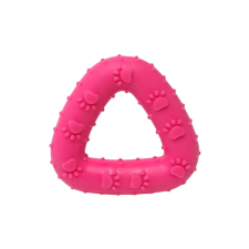  Háromszög alakú tappancsos rágójáték kutyáknak – rózsaszín játék kutyáknak