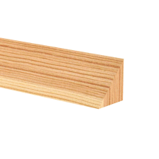 Háromszögléc erdeifenyő 22 mm x 22 mm x 2100 mm élvédő, sín, szegélyelem