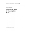 Harrassowitz Verlag Hethitische Texte in Transkription KUB 2 – Detlev Groddek
