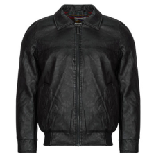 Harrington Dzsekik FONZIE FAUX LEATHER Fekete EU M férfi kabát, dzseki