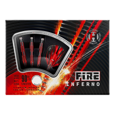 Harrows Dart szett Harrows steel 21g, Fire Inferno 90% wolfram darts nyíl