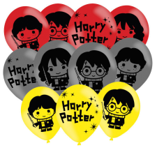  Harry Potter Graphic léggömb, lufi 6 db-os 11 inch (27,5 cm) party kellék