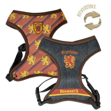  Harry Potter Griffendél kifordítható kutyahám, XS/S nyakörv, póráz, hám kutyáknak