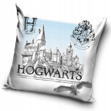 Harry Potter Harry Potter White Hogwarts párnahuzat 40x40 cm Velúr lakástextília