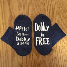  Harry Potter házimanó - Dobby is Free zokni férfi zokni