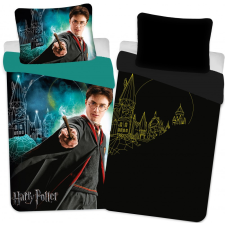  Harry Potter Sötétben világító ágyneműhuzat 140×200cm, 70×90 cm lakástextília