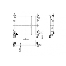 Hart hűtő, motorhűtés hart 605 568 autóalkatrész