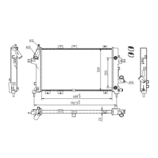 Hart hűtő, motorhűtés hart 612 359 autóalkatrész