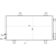 Hart kondenzátor, klíma hart 614 524 autóalkatrész