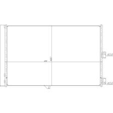 Hart kondenzátor, klíma hart 636 946 autóalkatrész