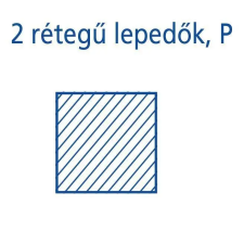  Hartmann Foliodrape Izoláló lepedő P 50x50 cm 100db lakástextília