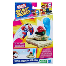 Hasbro Marvel Stunt squad: Amerika Kapitáy VS Vörös Komonya Kilövőjáték szett (F6895/F7064) játékfigura