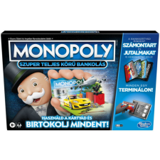 Hasbro Monopoly Szuper teljes körű bankolás (E8978165) társasjáték