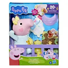 Hasbro Peppa Malac: röfögő és gügyögő Evie plüss plüssfigura