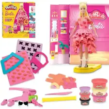 Hasbro Play-Doh Barbie divattervező és divatbemutató gyurmakészlet babával