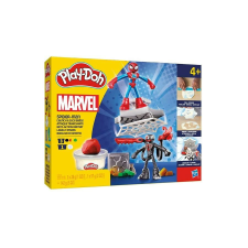 Hasbro Play-Doh Marvel - Pókember készlet, 2 db figura kilövővel és lándzsával kreatív és készségfejlesztő