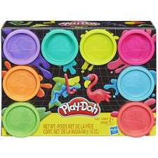 Hasbro Play-Doh: Neon színű 8 db-os gyurmaszett – Hasbro kreatív és készségfejlesztő