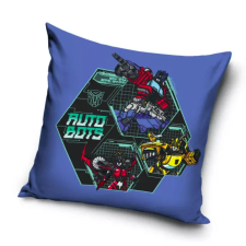Hasbro Transformers Autobots Blue velúr párnahuzat 40x40 cm Nr5 lakástextília