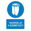  Használja a szemetest! - öntapadó, 160*240mm