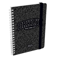  Határidőnapló LIZZY CARD NYC Brklyn B/6 heti spirálozott gumis 2025. határidőnapló