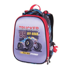  Hátizsák, anatómiai, PULSE "Anatomic Cube Off-Road", fekete-piros