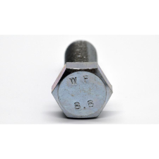 Hatlapfejű tövigmenetes metrikus HTL csavar M8x50mm 8.8 minőség DIN 933 barkácsolás, csiszolás, rögzítés
