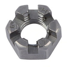  Hatlapú alacsony koronás anya DIN 937 M22 17H natúr barkácsolás, csiszolás, rögzítés