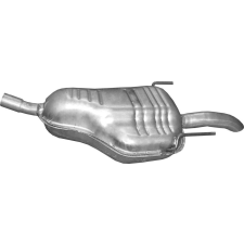  hátsó kipufogódob K17_251ALU kipufogó alkatrész