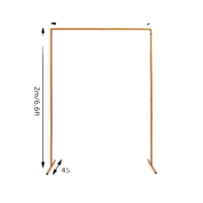  Háttérállvány, elegáns kivitel, sokoldalú dekorációs használat, sárga, 2x1,5 m party kellék