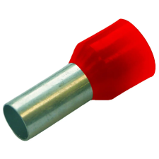 HAUPA 270822 Szigetelt érvéghüvely, 10mm2, 12mm, piros, 10db/cs villanyszerelés
