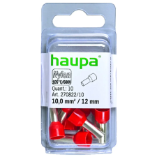 HAUPA GmbH Haupa érvéghüvely szigetelt 10/12 piros 270822/10 SmallPack (10db/bli villanyszerelés