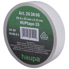 HAUPA GmbH Szigetelő szalag 25mm x 20m szürke H-263866 villanyszerelés