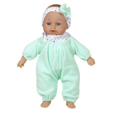 Hausmann Lissi: Puha testű játékbaba türkiz ruhában - 28 cm baba