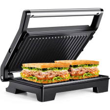 Hausmeister HM8811 Panini sütő - Fekete szendvicssütő