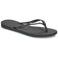 Havaianas Lábujjközös papucsok SLIM LOGO METALLIC Fekete 41 / 42 női papucs