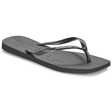 Havaianas Lábujjközös papucsok SLIM SQUARE LOGO METALLIC Fekete 37 / 38 női papucs