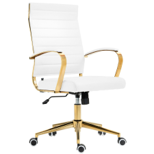  Havana modern Irodai forgószék műbőr fehér-arany 322674 forgószék